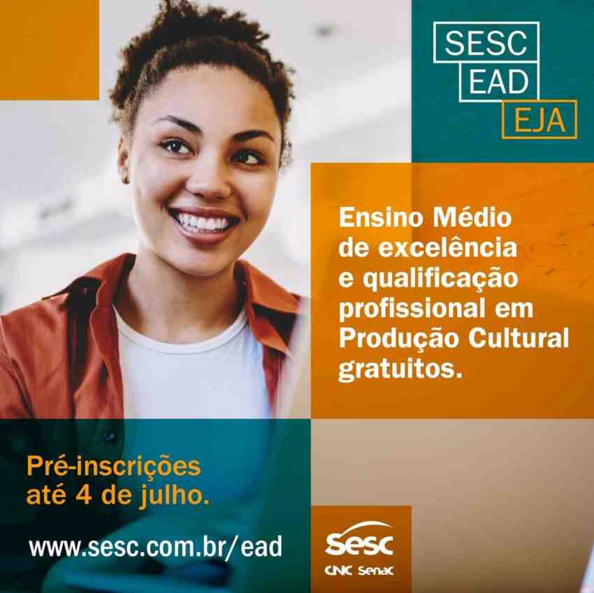 Sesc Rondônia Abre Inscrições Para Segunda Turma Do Ead Eja 5336